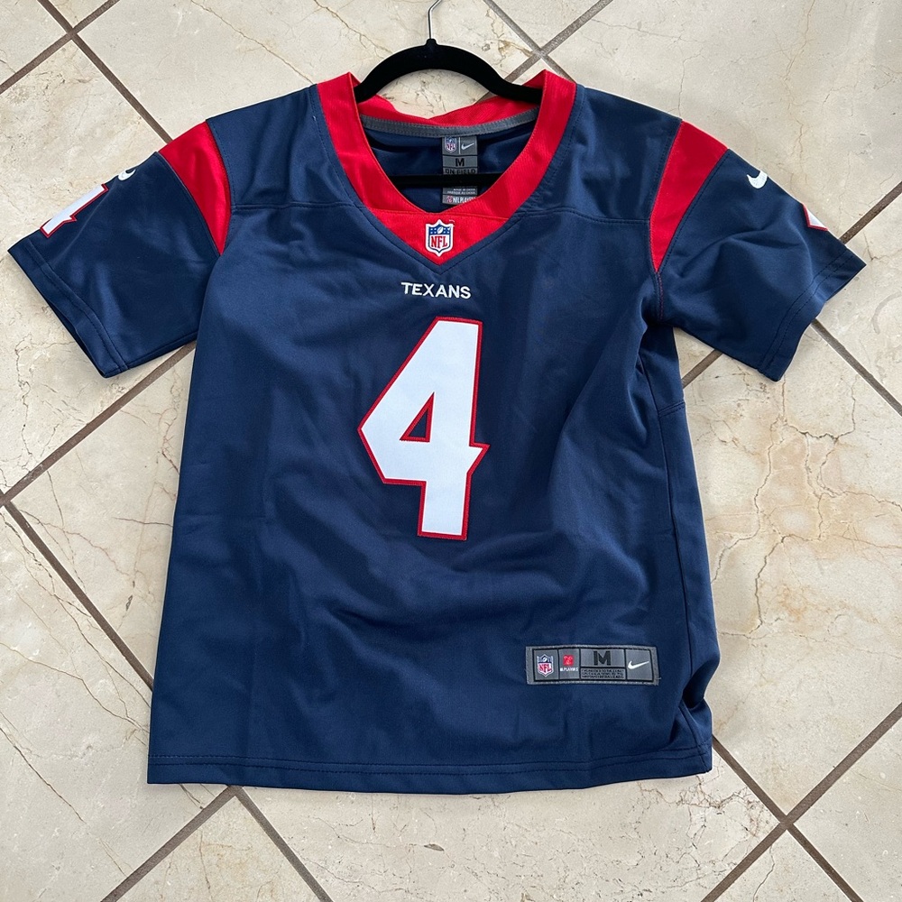 Nike Kids Texans Navy and Red Jersey